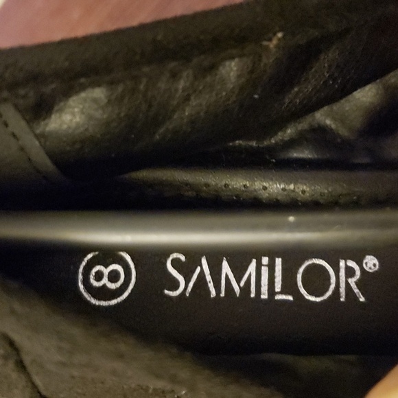 Samilor Quilted Chain Black Slip on Loafers in Black SZ 8 - Picture 8 of 14